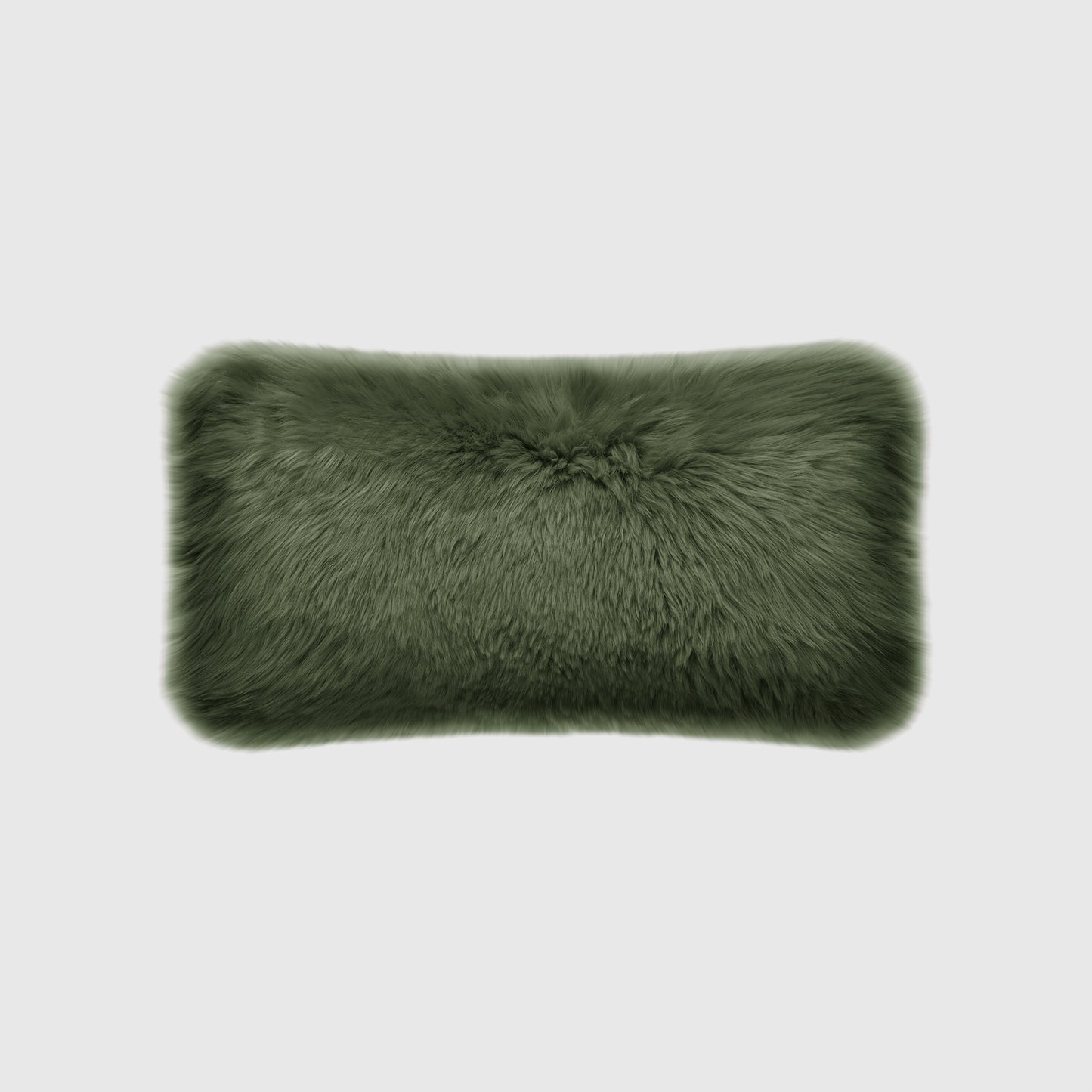 The Mood | Charlie Sheepskin Double-sided 12"x22" Pillow, Cypress