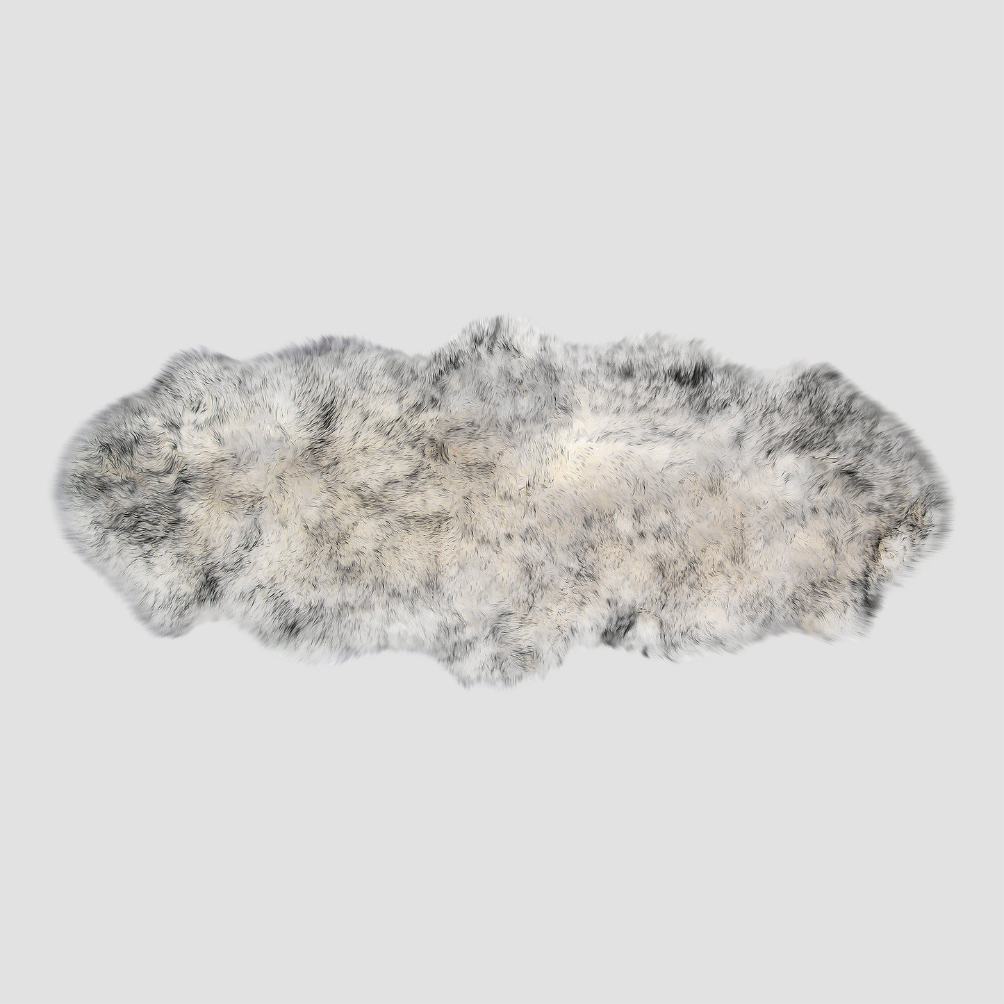 The Mood Charlie Sheepskin Double Pelt Rug, Husky Tip