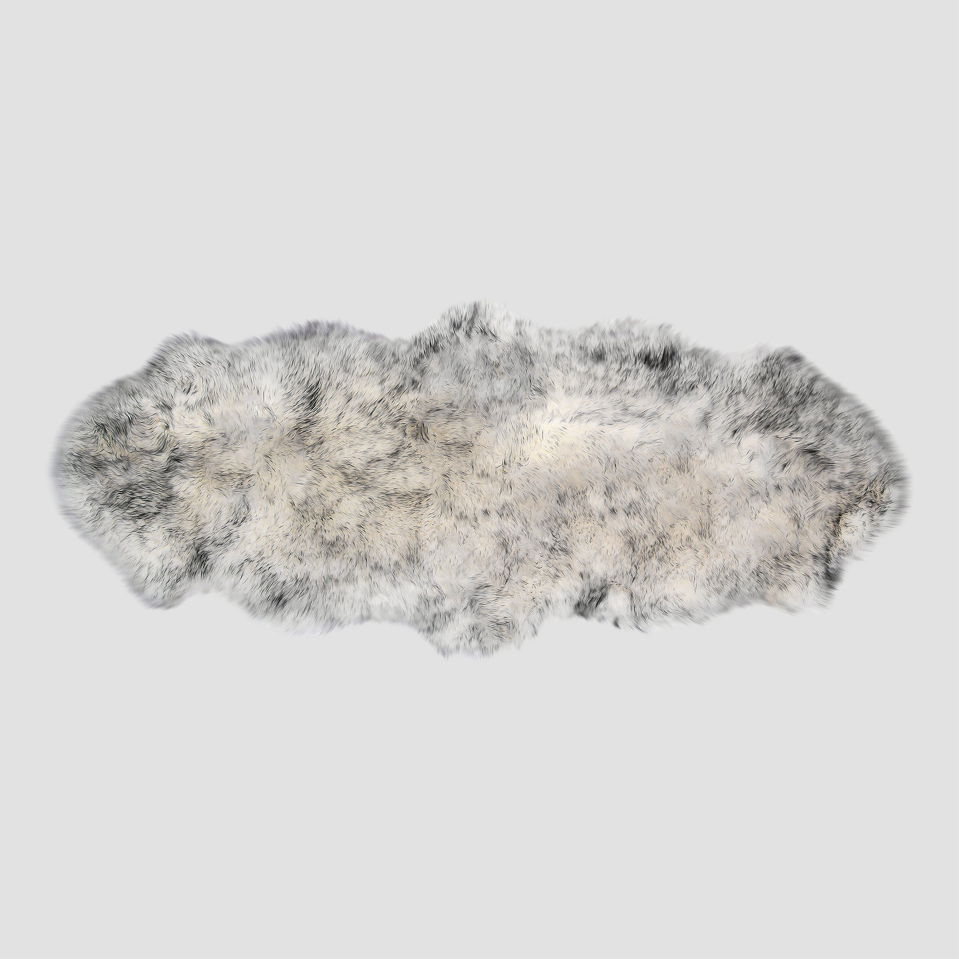 The Mood Charlie Sheepskin Double Pelt Rug, Husky Tip