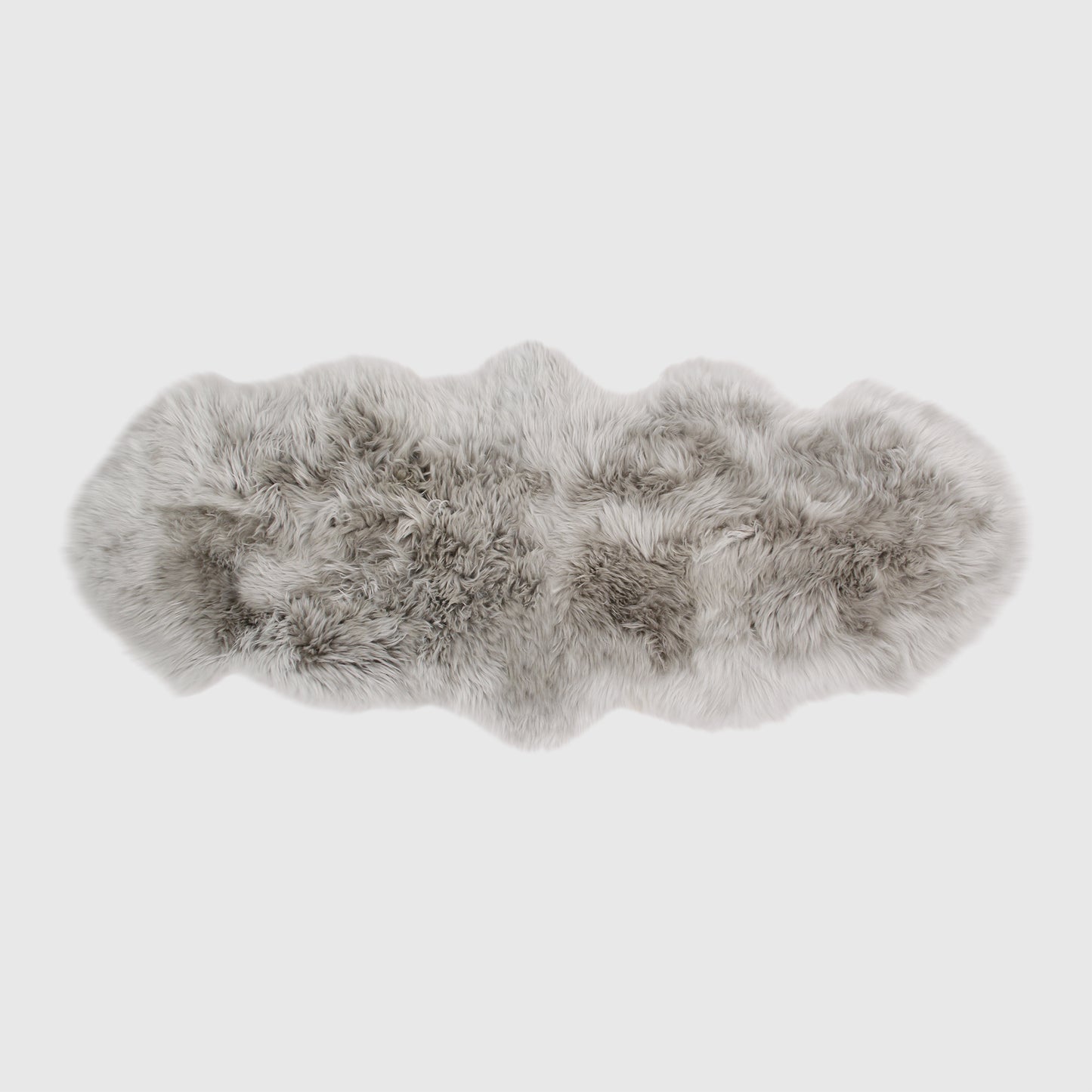 The Mood Charlie Sheepskin Double Pelt Rug, Chateau Gray