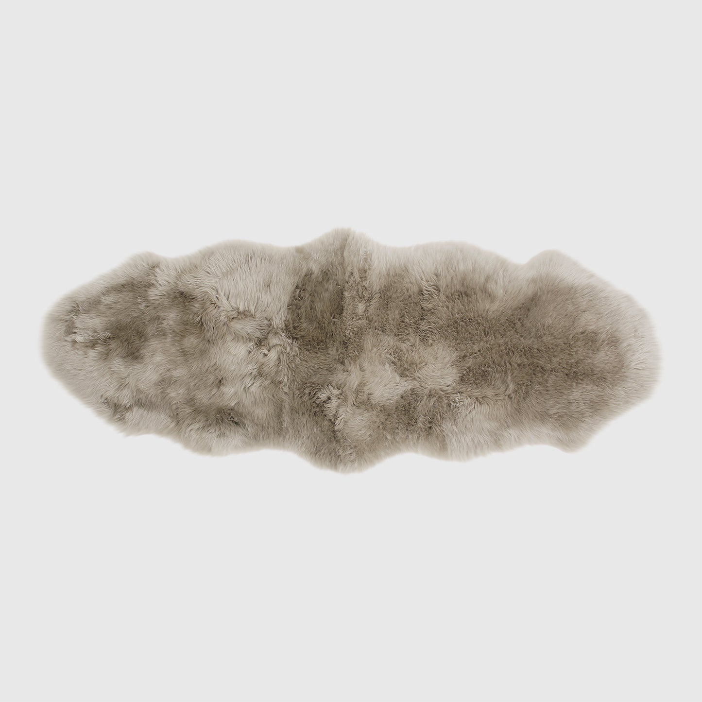 The Mood Charlie Sheepskin Double Pelt Rug, Taupe