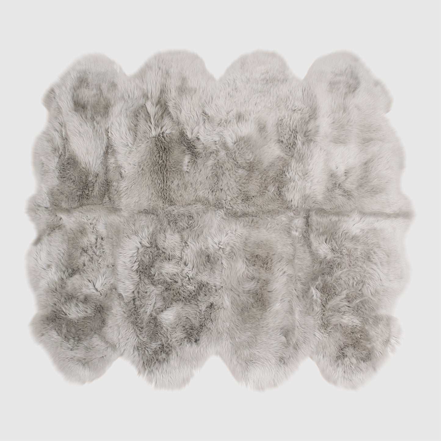 The Mood | Charlie Sheepskin Octo Pelt Rug, Chateau Gray