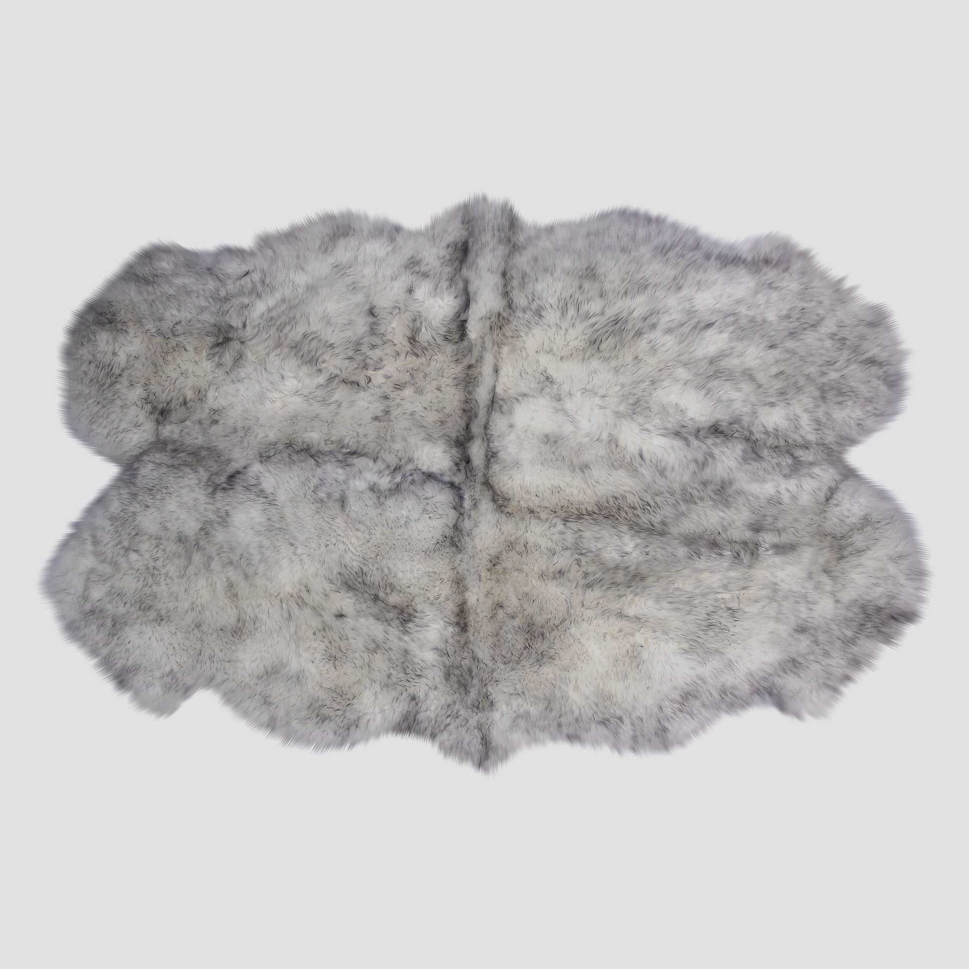 The Mood | Charlie Sheepskin Quarto Pelt Rug, Husky Tip