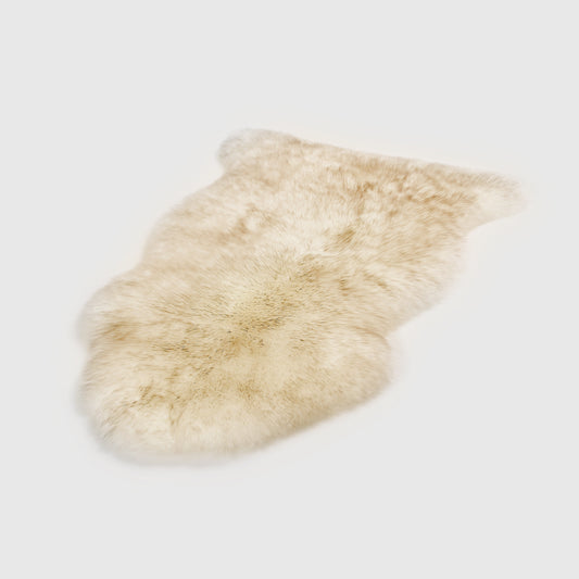 The Mood Charlie Sheepskin Single Pelt Rug, Tabby Tip