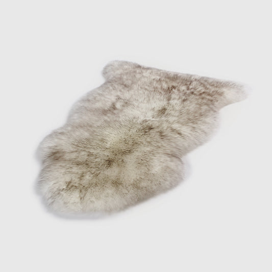 The Mood Charlie Sheepskin Single Pelt Rug, Wolf Tip