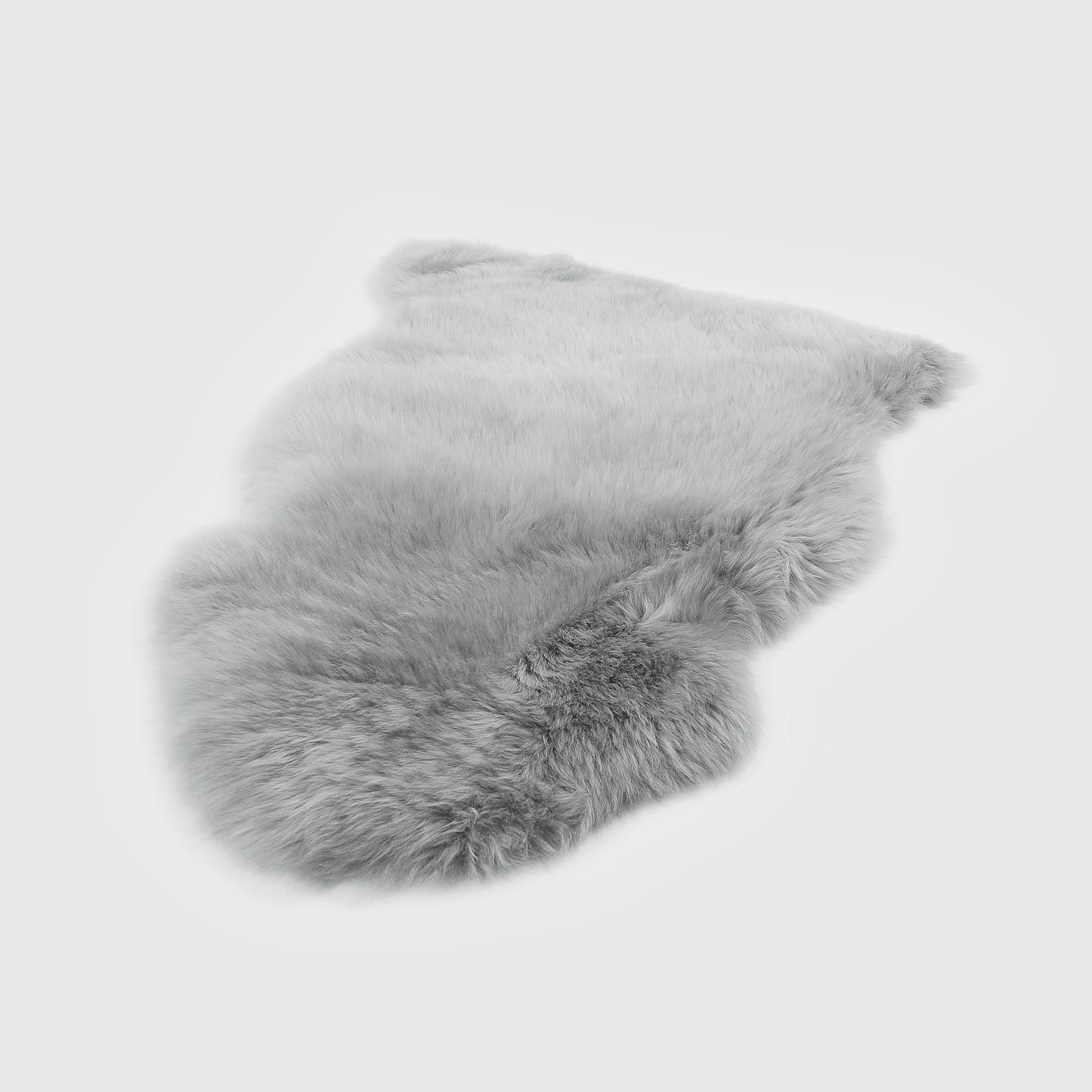 The Mood | Charlie Sheepskin Single Pelt Rug, Quiet Gray