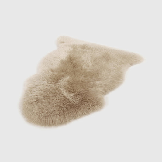 The Mood Charlie Sheepskin Single Pelt Rug, Sand Brown