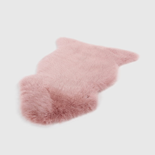 The Mood Charlie Sheepskin Single Pelt Rug, Rosa