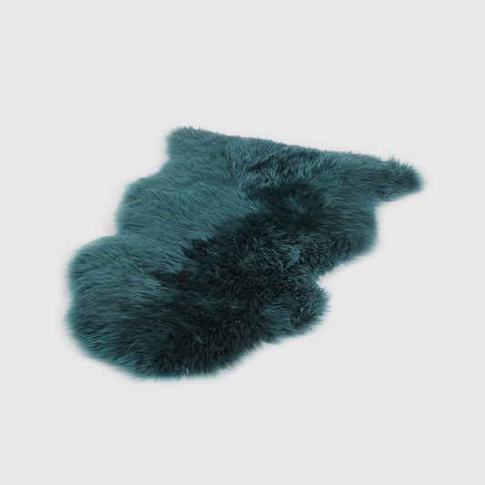 The Mood | Charlie Sheepskin Single Pelt Rug, Atlantic Deep